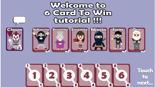 6 CARDS TO WIN online