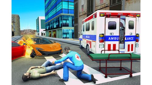 MBULANCE RESCUE GAME AMBULANCE HELICOPTER online games