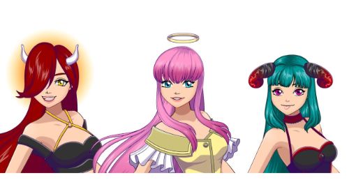 ANGEL OR DEMON AVATAR DRESS UP GAME online