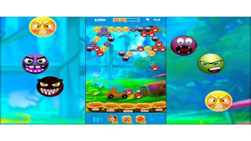 ANGRY FACE BUBBLE SHOOTER online