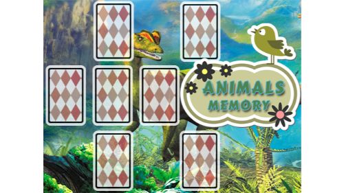 ANIMALS CARDS MEMORY online games
