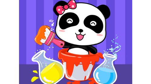 BABY PANDA COLOR MIXING STUDIO online