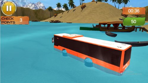 BEACH BUS DRIVING : WATER SURFACE BUS GAME online