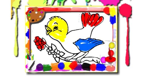 BIRDS COLORING BOOK online games