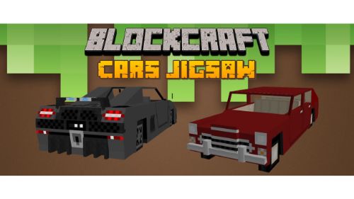 BLOCKCRAFT CARS JIGSAW online