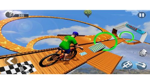 BMX RIDER IMPOSSIBLE STUNT RACING : BICYCLE STUNT online games