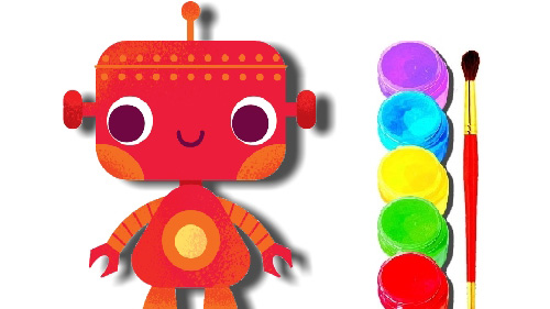 BTS ROBOT COLORING BOOK online