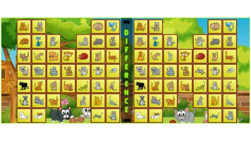 CATS FINDIFF online games