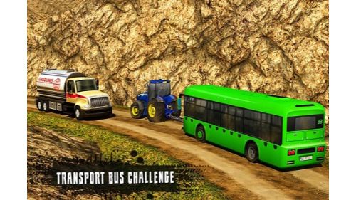 CHAINED TRACTOR TOWING RESCUE online games