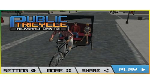 CITY PUBLIC CYCLE RICKSHAW DRIVING SIMULATOR online games