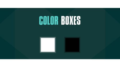 COLOR BOXES online games