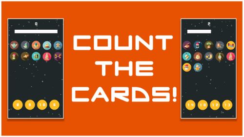 COUNT THE CARDS FOR KIDS EDUCATION online