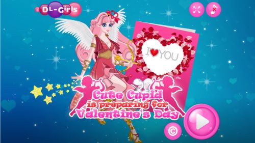 CUTE CUPID IS PREPARING FOR VALENTINES DAY online games