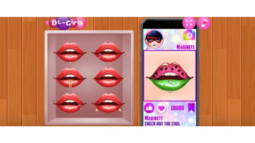 CUTE LIP DESIGN FOR MARINETTE online