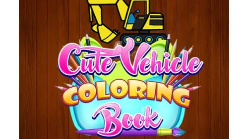 CUTE VEHICLE COLORING BOOK online