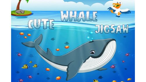 CUTE WHALE JIGSAW online games