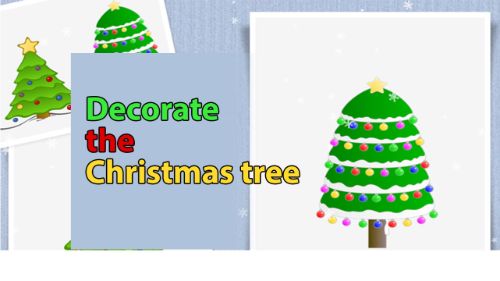 DECORATE THE CHRISTMAS TREE FOR KIDS online