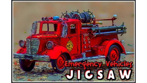 EMERGENCY VEHICLES JIGSAW online games