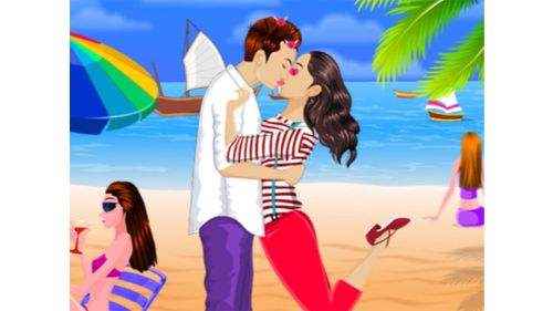 FIRST VALENTINE KISSING online games