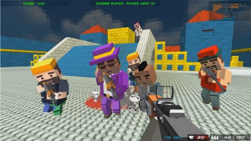 GUNGAME SHOOTING WARFARE BLOCKY GANGSTER online