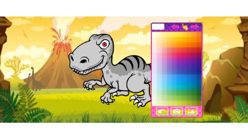 ICE AGE FUNNY DINOSAURS COLORING online
