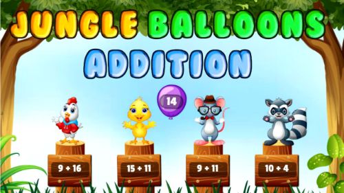 JUNGLE BALLOONS ADDITION online games