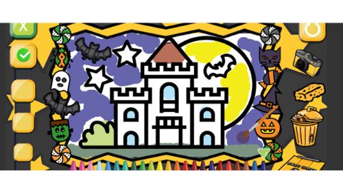KIDS COLORING HALLOWEEN online