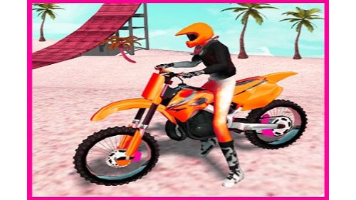 MOTOCROSS BEACH JUMPING BIKE STUNT GAME online games