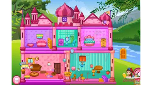 PRINCESS BABY DOLL HOUSE CLEANUP GAME online
