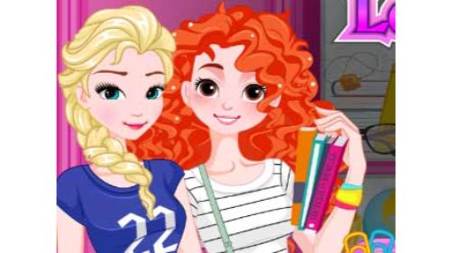 PRINCESS BACK SCHOOL LOCKERS online games