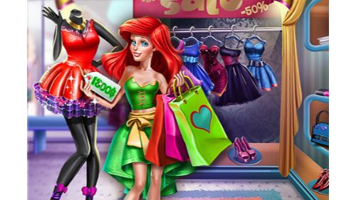PRINCESS MERMAID REALIFE SHOPPING online games