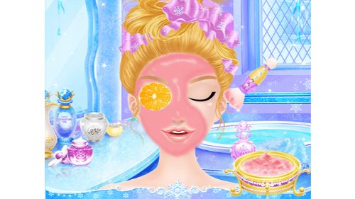 PRINCESS SALON FROZEN PARTY online games
