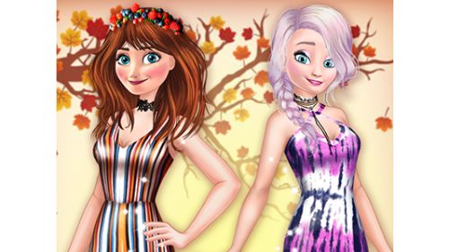 PRINCESSES BFFS FALL PARTY online games