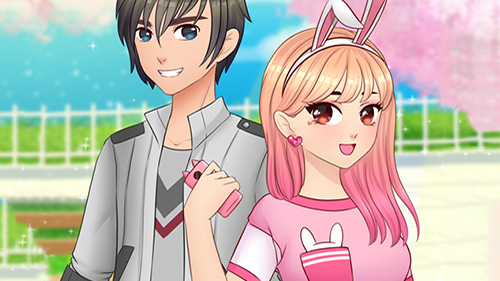 ROMANTIC ANIME COUPLES DRESS UP online games