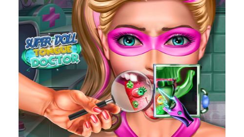 SUPER DOLL TONGUE DOCTOR online games