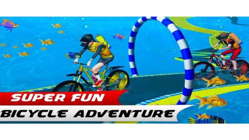 UNDERWATER BICYCLE RACING TRACKS : BMX IMPOSSIBLE STUNT online games