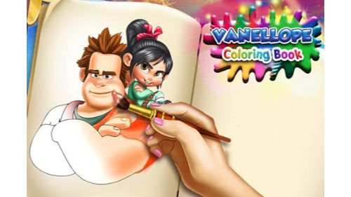VANELLOPE COLORING BOOK online games