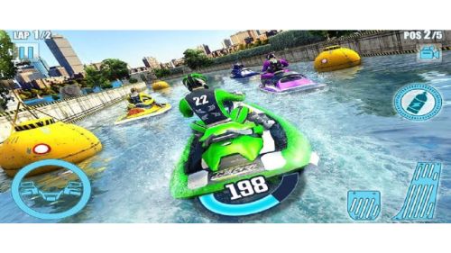 WATER POWER BOAT RACER 3D online