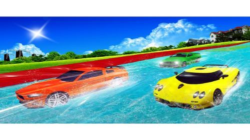 WATER SLIDE CAR RACING ADVENTURE 2020 online games