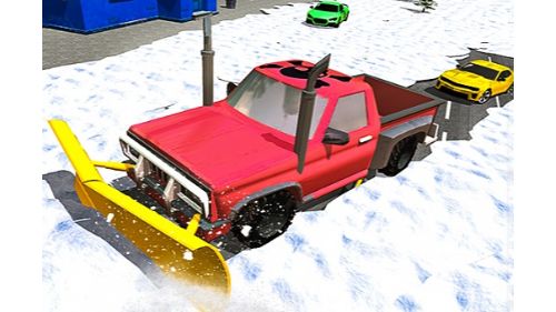 WINTER SNOW PLOW JEEP DRIVING online
