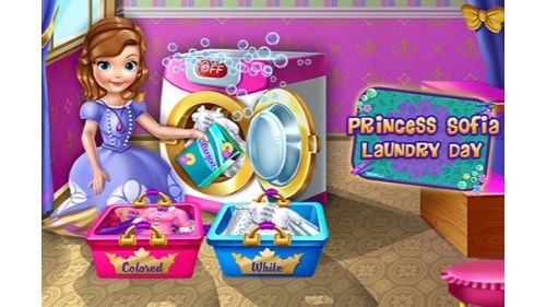 YOUNG PRINCESS LAUNDRY DAY online games