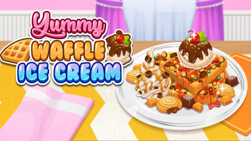 YUMMY WAFFLE ICE CREAM online games